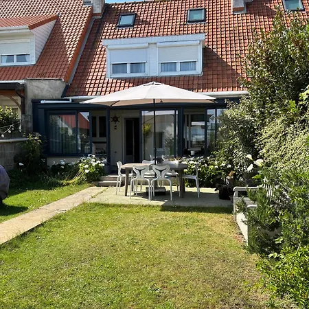 Сasa de vacaciones Maison Cléopâtre 4 Minutes à Pied De La 3 Véranda Jardin Parking Privé Wimereux